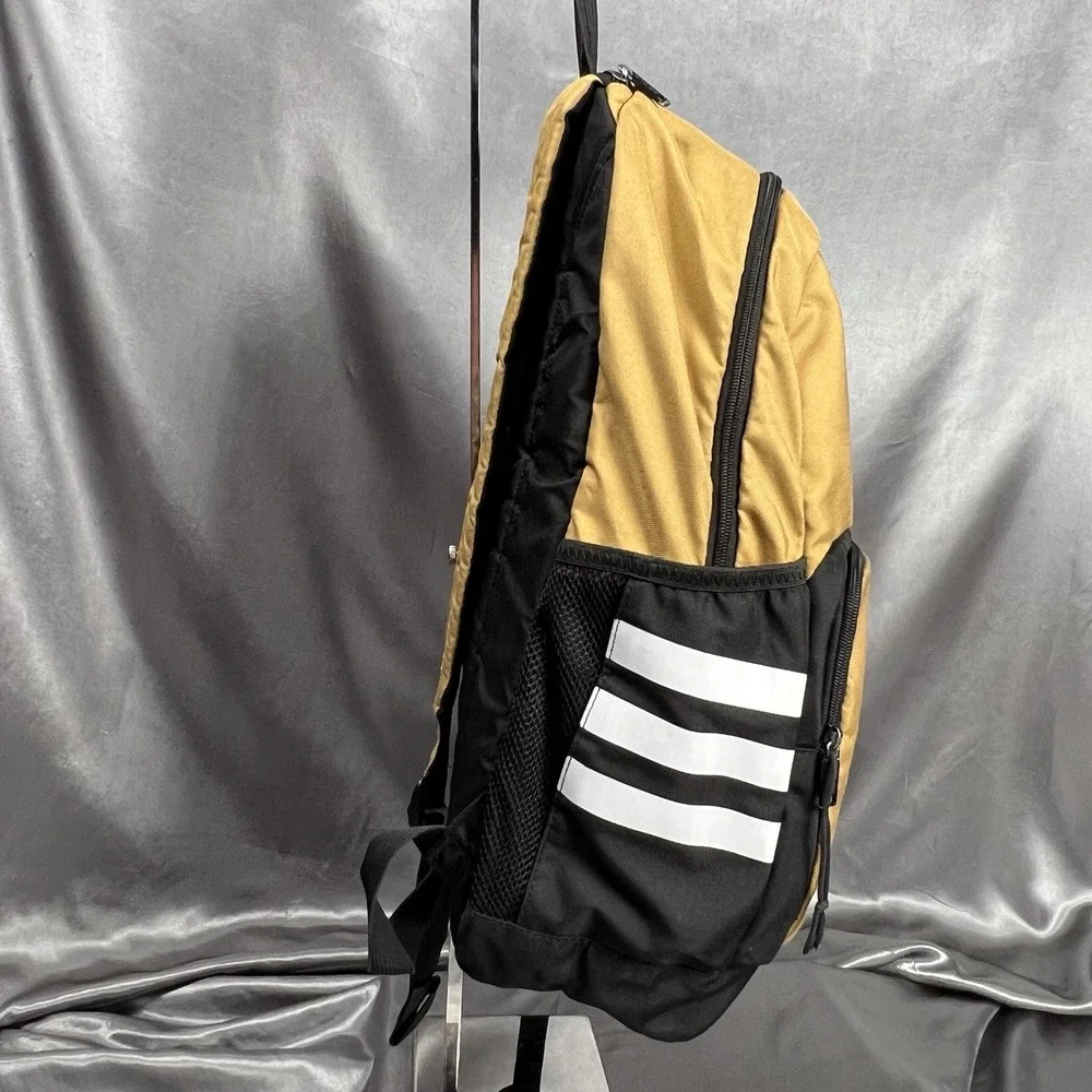 adidas Classic 3S 4 Mesa Brown/Black/White Laptop Unisex Backpack - CLEAN